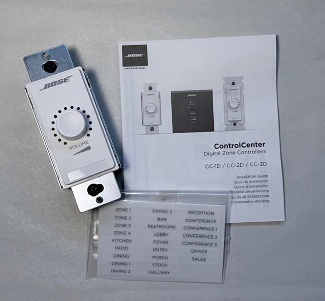 Bose Professional ControlCenter CC-1 Digital Zone Controller