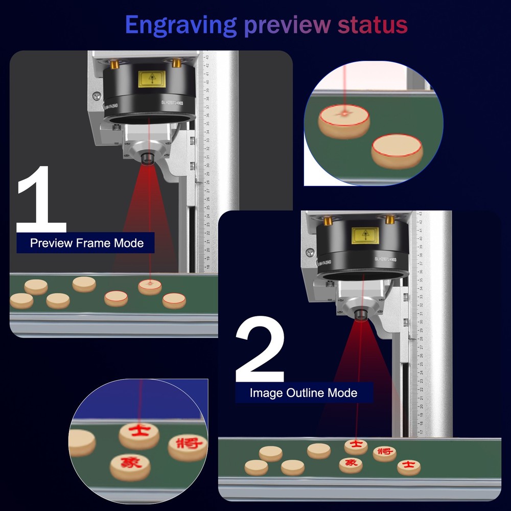 15W UV Flight Marking Machine Visual Positioning for LOGO Date Barcode Printing