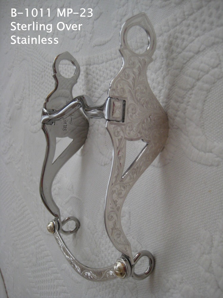 Sterling Silver Show Bit -- JT Silversmiths CUSTOM MADE BITS