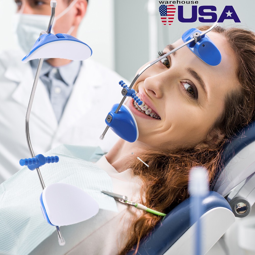 Dental Orthodontic forward pull Headgear facemask with Single Lever Adjustable
