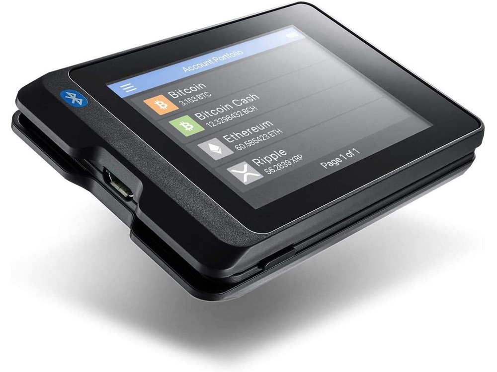 SecuX W20 Crypto Hardware Wallet- Infineon CC EAL5+ Secure Element, Bluetooth, C