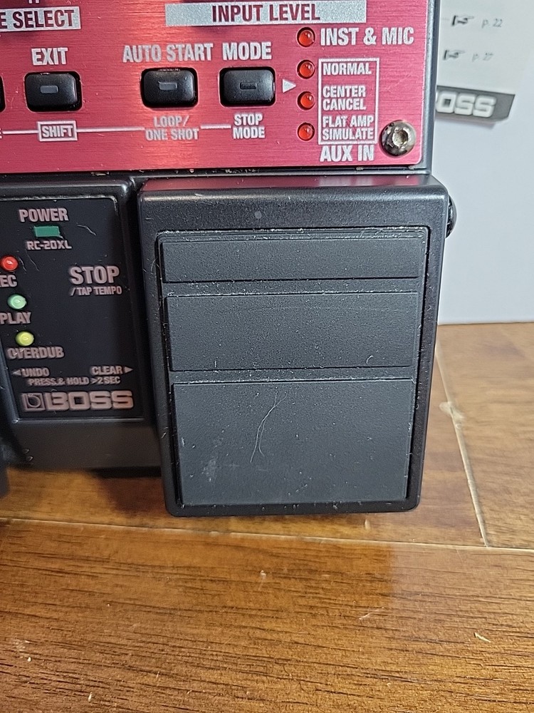 Boss RC-20XL Loop Station Phrase Recorder Sampler Guitar Effect & Owners Manual