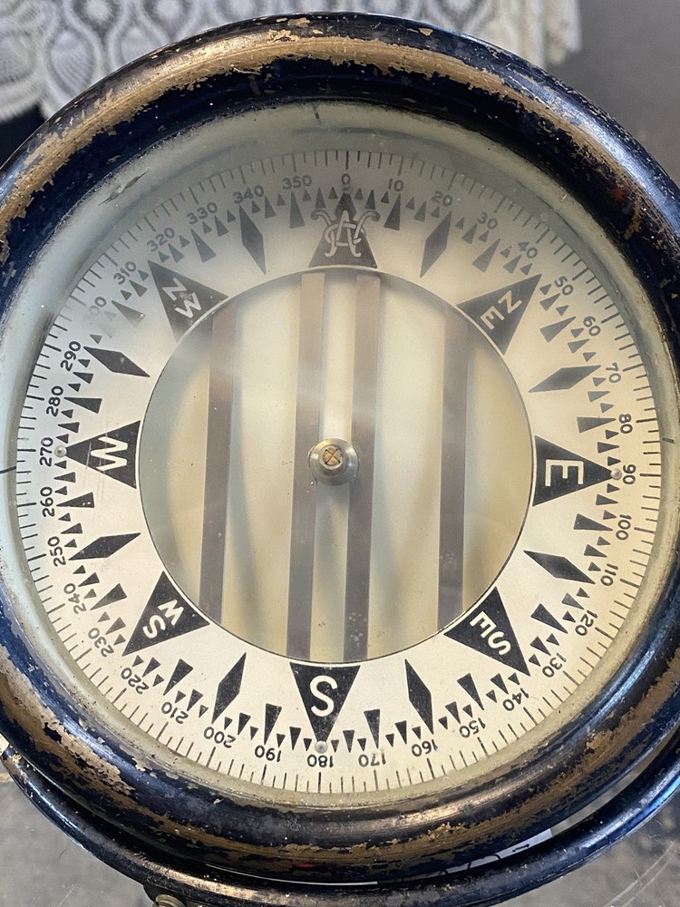 RARE NAUTICAL MARINE GIMBAL COMPASS