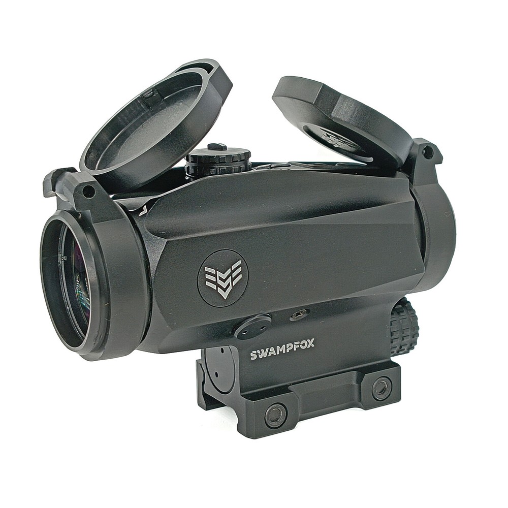 Swampfox Trihawk 3x30 Prism Scope Shake 'N Wake Trident MOA Red Reticle
