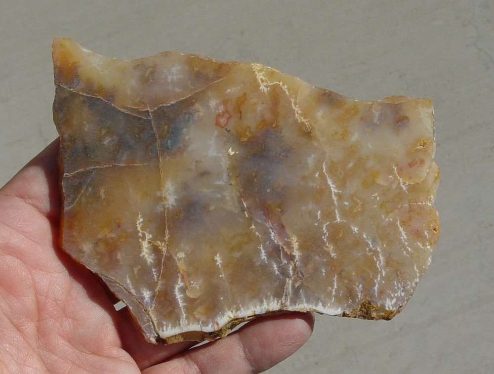 Graveyard Point Plume Agate Lapidary Slab T1097