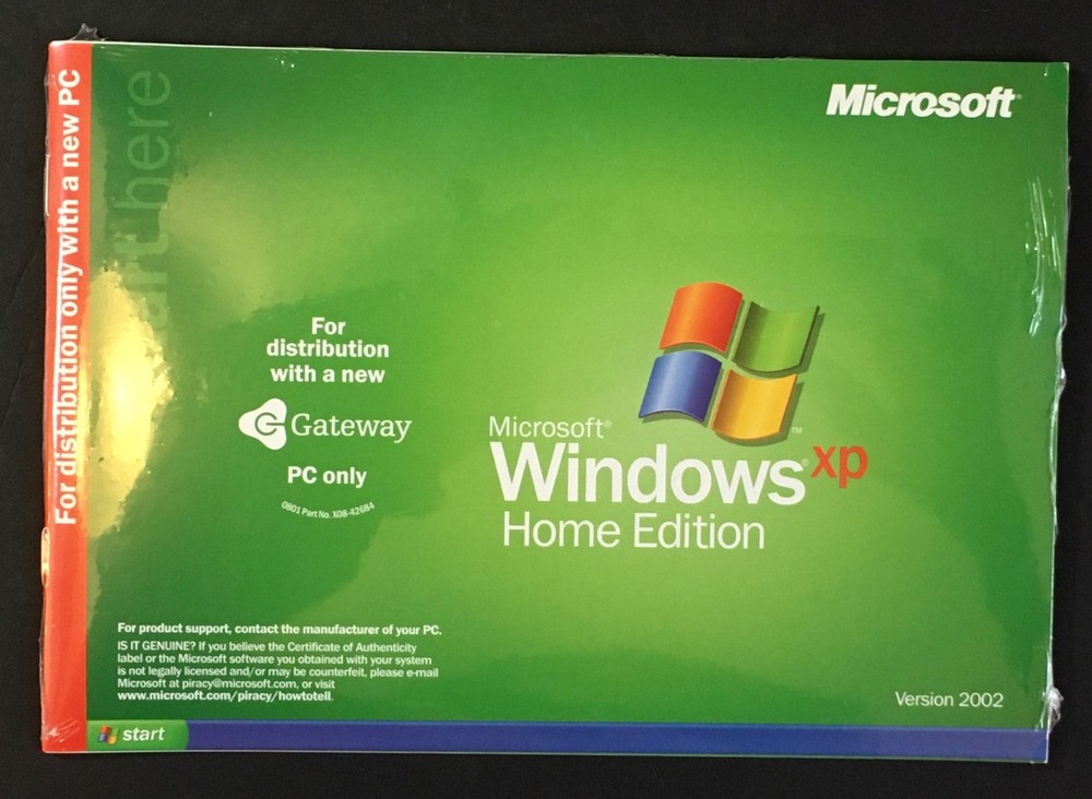 NIP Windows XP Home Edition Operating System DVD v1.3