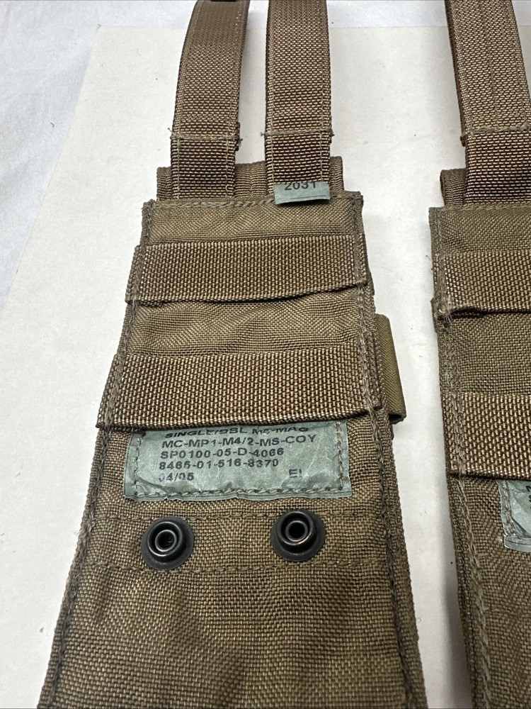 4 X Eagle Industries FSBE Single 1x2 Rifle Pouch Lot Coyote Green Tag MARSOC
