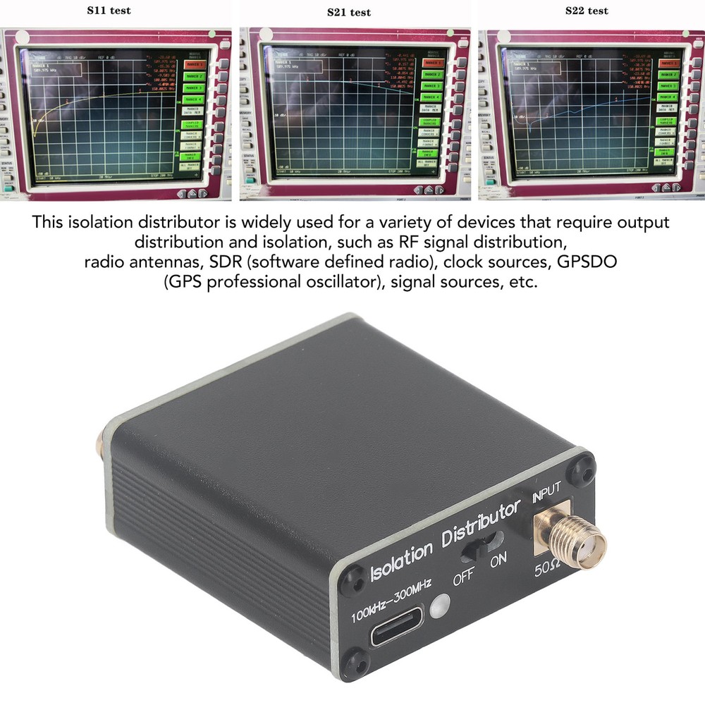 Active RF Isolation Distributor RF Splitter For SDR Source Part
