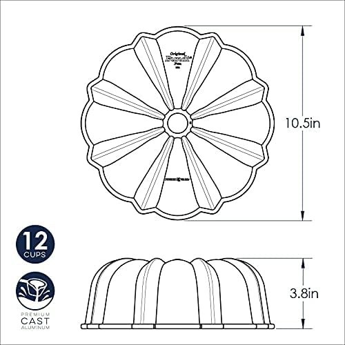 Bundt, 12-Cup, Silver