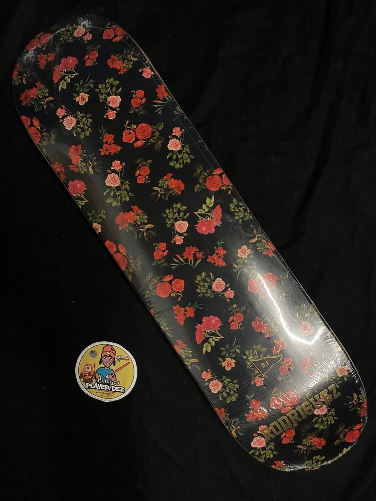 RARE Unreleased Roses Primitive Skateboard Deck Paul Rodriguez Pro Model