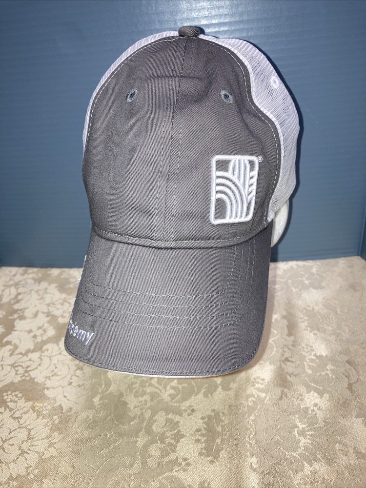 Agri Gold Academy Seed Hat/Cap Hook & Loop Mesh Back Embroidered Good Condition