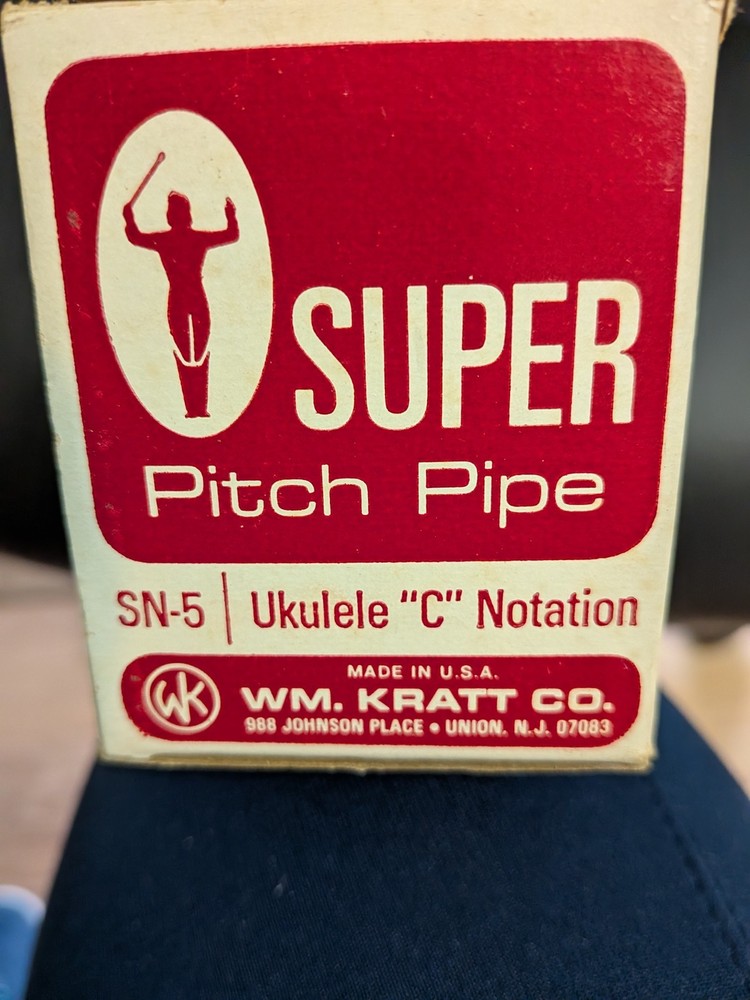 Ukulele C Notation Pitch Pipe,New In Box