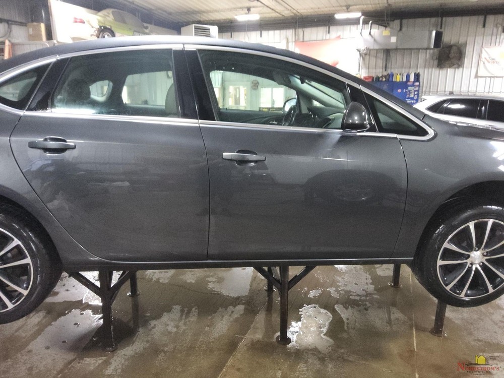2016 Buick Verano Driver Front Headrest Only Gray Leather