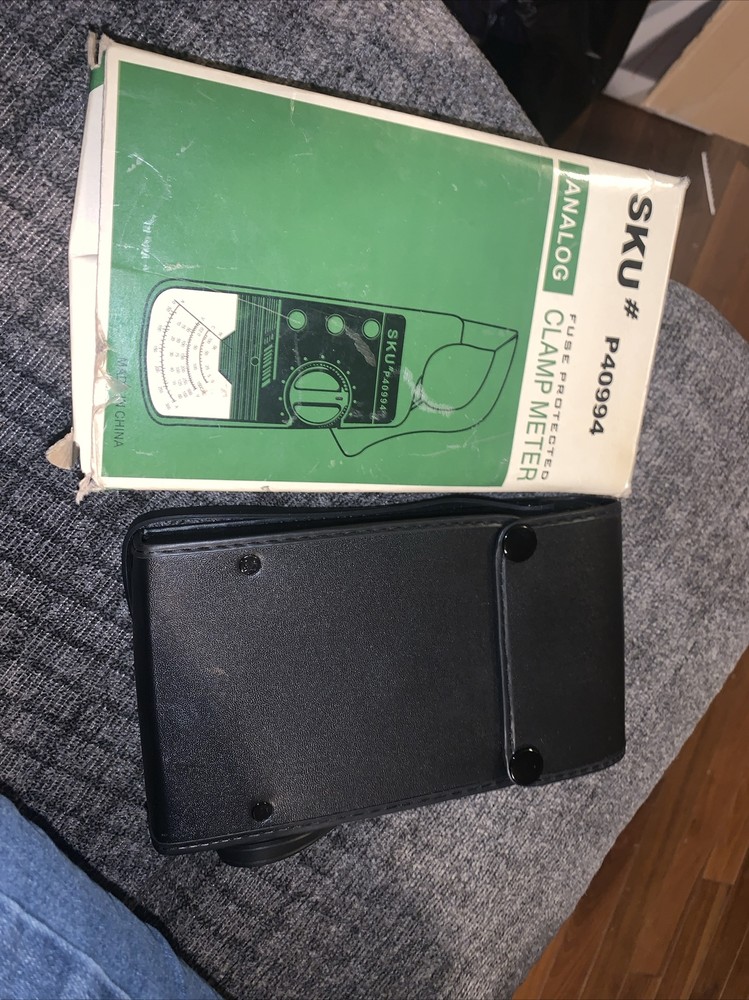 ANALOG FUSE PROTECTED CLAMP METER IN BOX