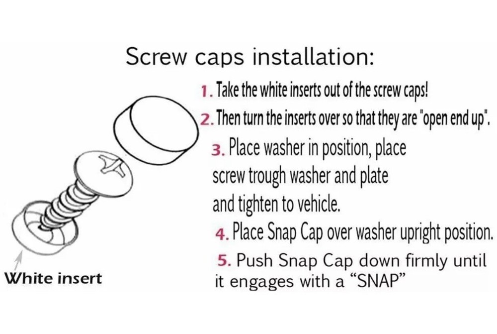 Chrome License Plate Frame for Honda