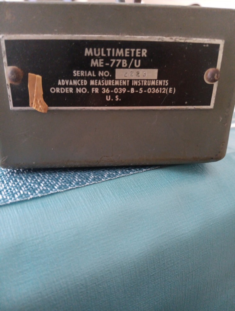 Vintage Military Multimeter