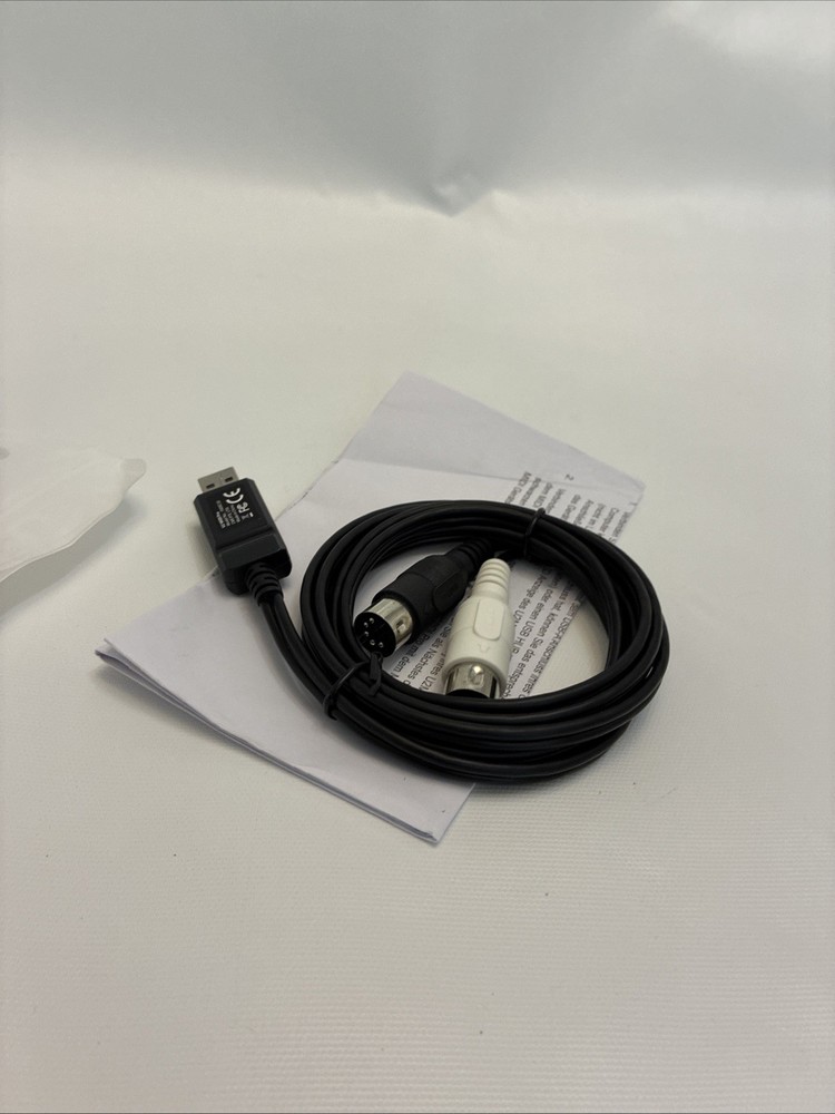 USB MIDI Cable 6.5ft - High-Speed Plug Play Interface for Instruments