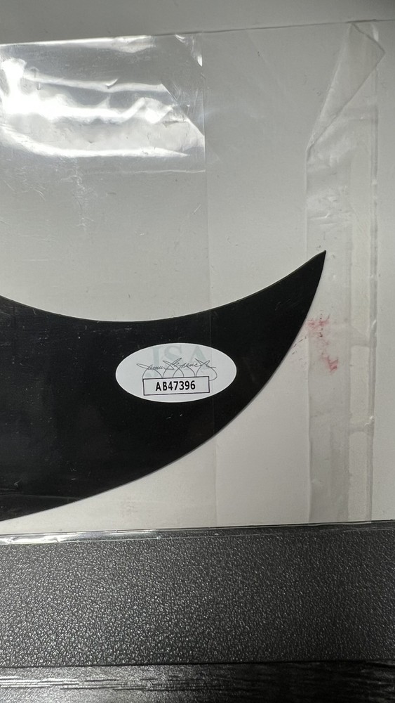 Hunter Hayes - Signed - Jumbo guitar pick - 4”x7” - JSA authenticated.