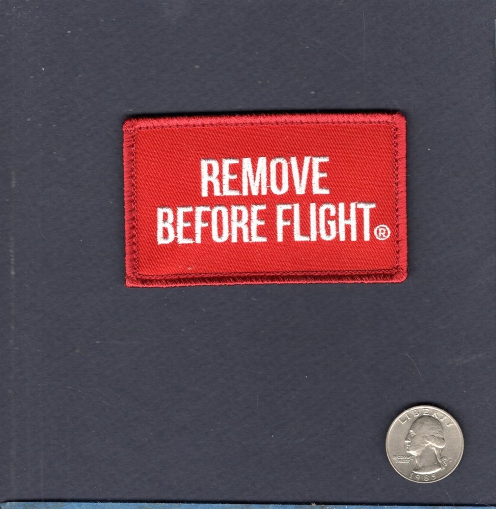 REMOVE BEFORE FLIGHT USAF NAVY ARMY USMC Aviation Aircraft Hat Jacket Patch +V