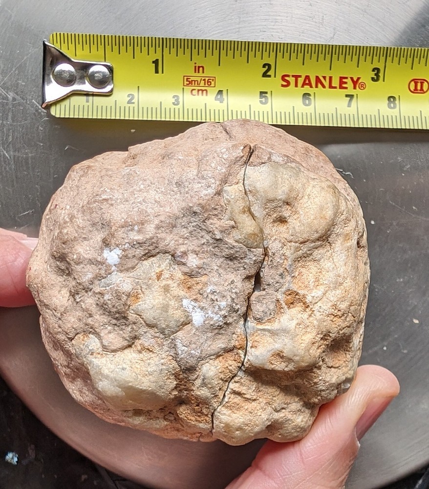 White quartz geode crystal mineral from Morocco