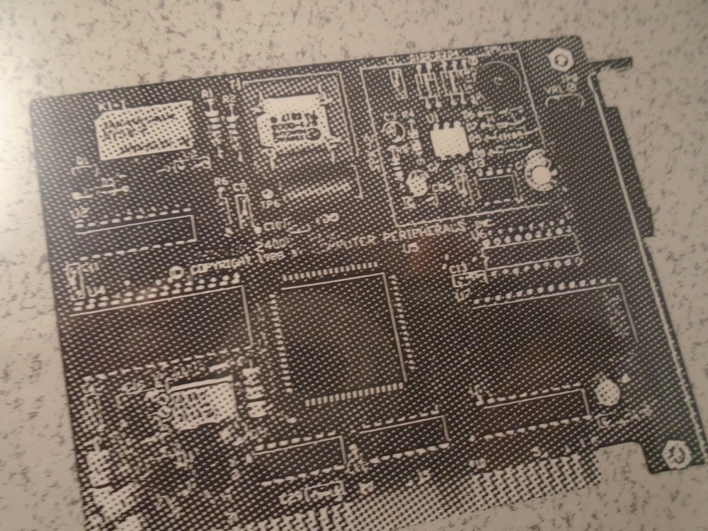 Computer Peripherals Inc Viva 24iv2400baud internal modem for IBM PC, XT, AT