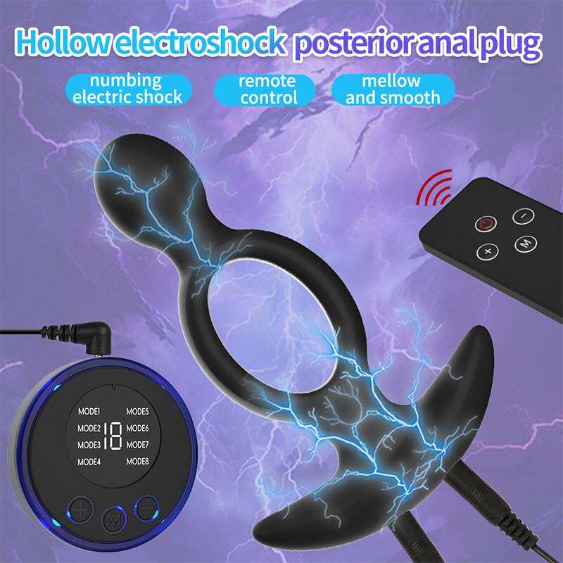 E-Stim Shock Expander Plug Therapy Enhancer-Host Pulse Power Extender Devic BDSM