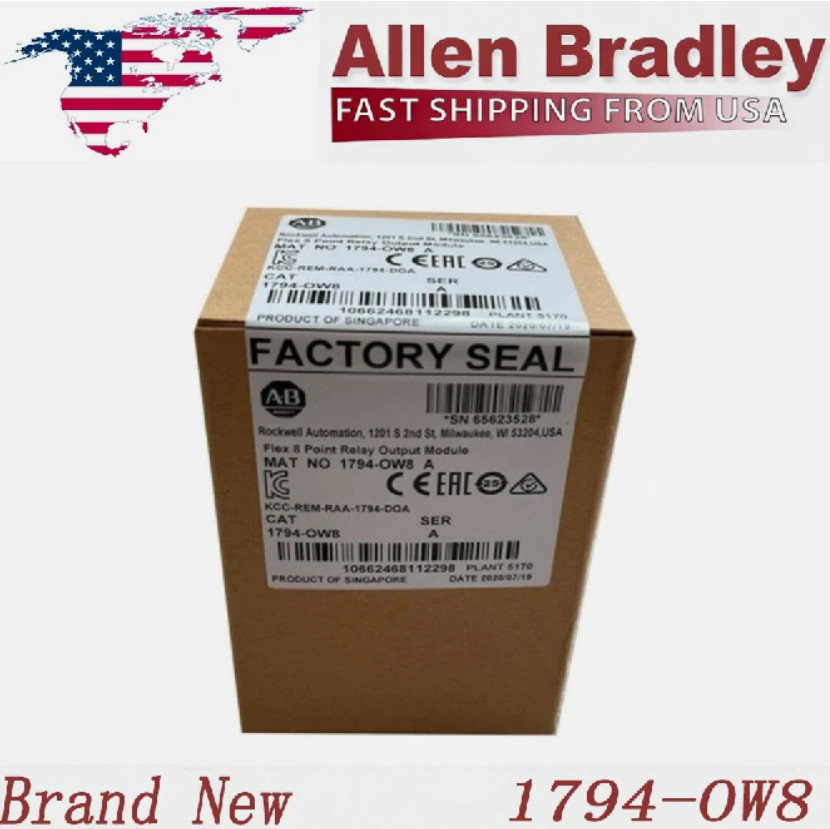 AB 1794-OW8 Ser A Flex 8 Point Relay Output Module New Sealed