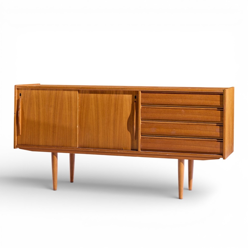 Omann Jun Style Mid Century Danish Teak Credenza