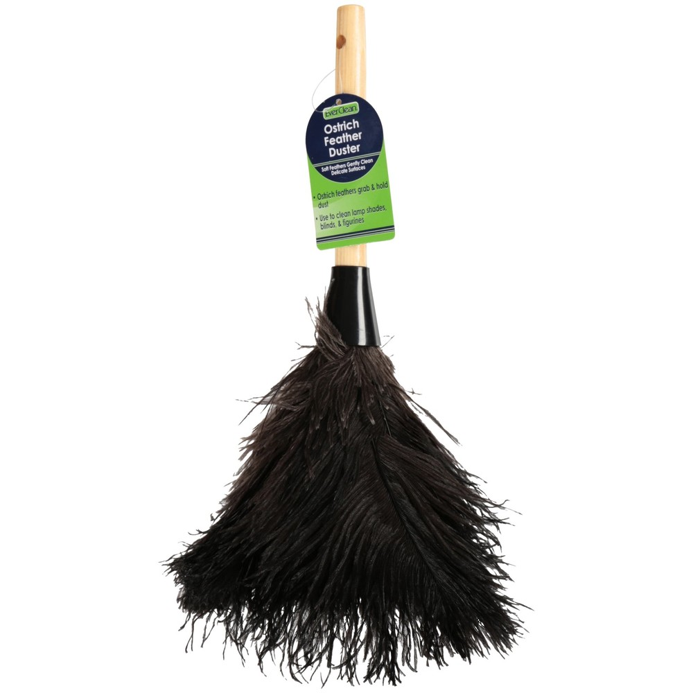 Long Handle Ostrich Feather Duster for Home Cleaning Delicate Surfaces Ceiling