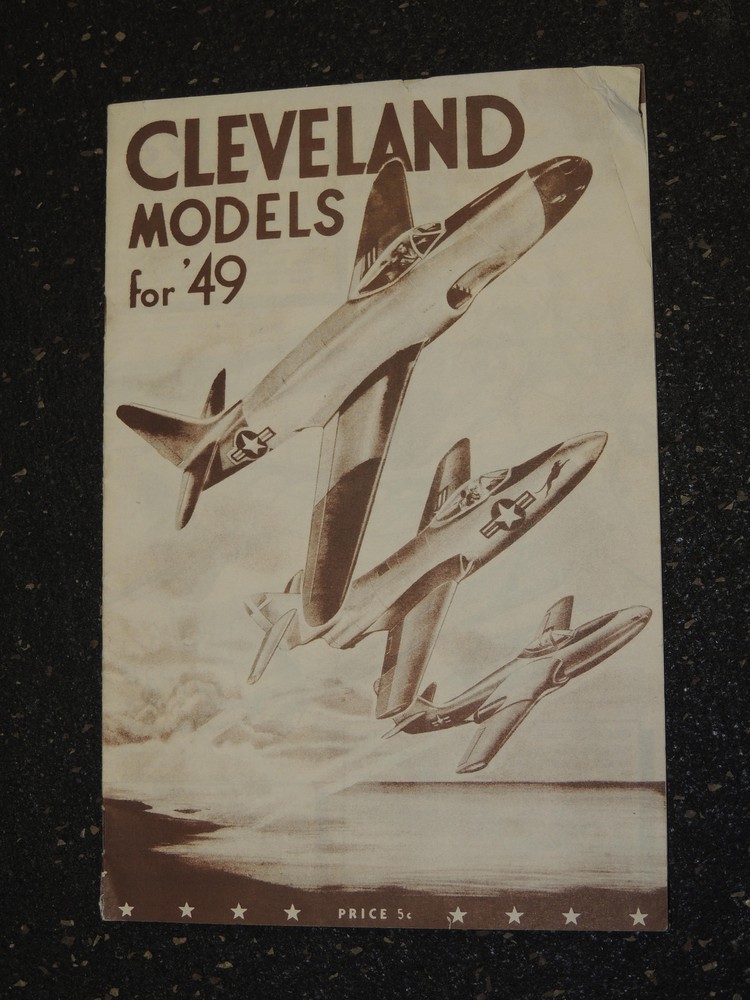 1949 Cleveland Models for '49 Model Airplane Catalog