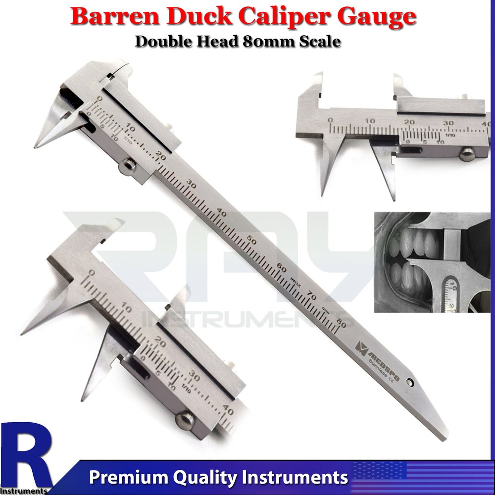 Dental Barren Duck Caliper Orthodontic (Duck Style) Laboratory Instruments Set