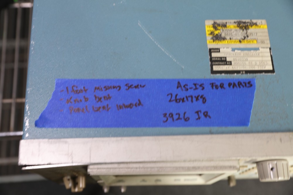 Tektronix 2754P Spectrum Analyzer As Is