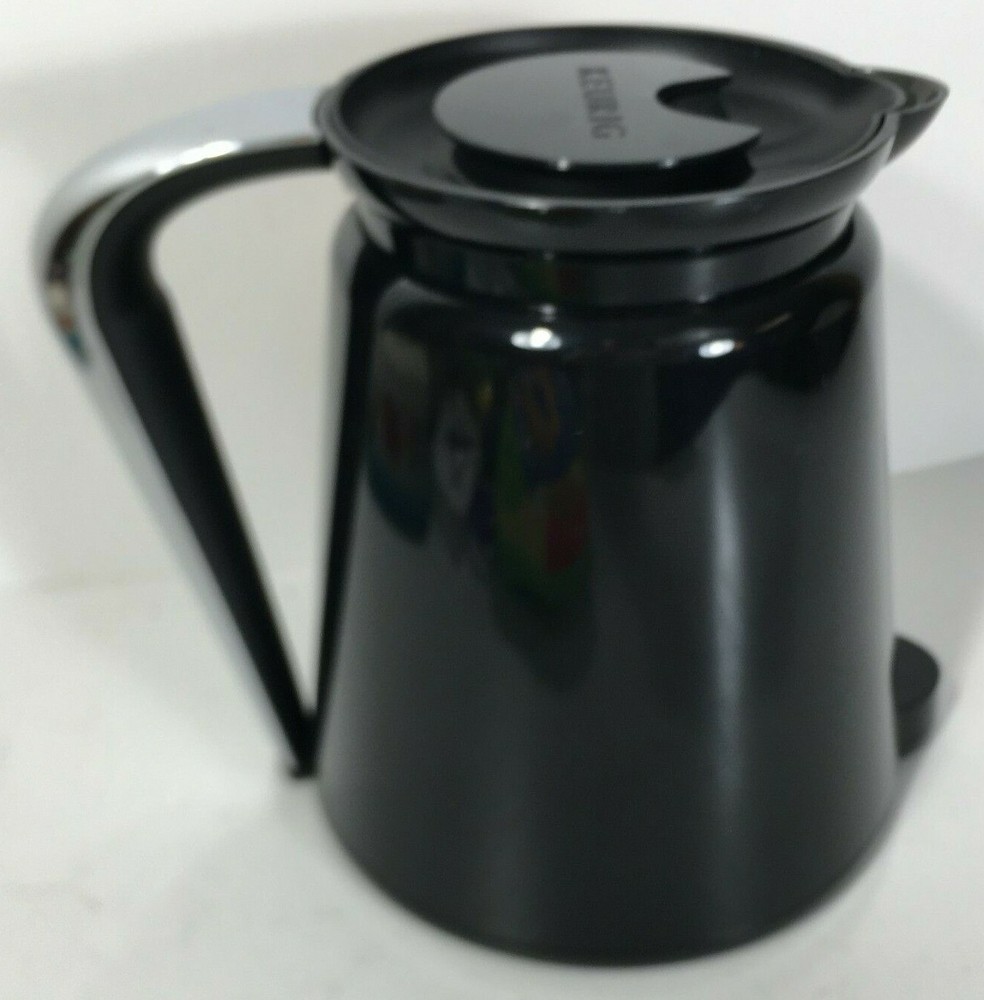 Keurig 2.0 Carafe Black Silver Handle Pitcher
