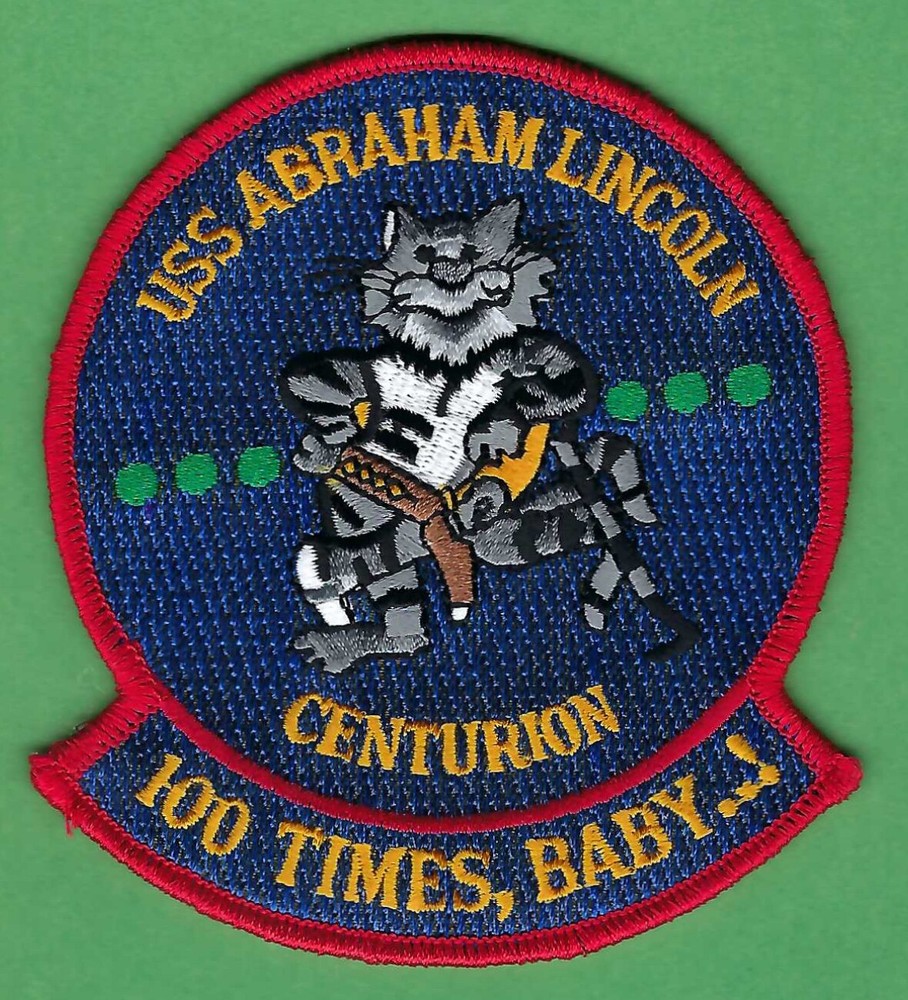 CVN-72 USS ABRAHAM LINCOLN CENTURION TOMCAT PATCH
