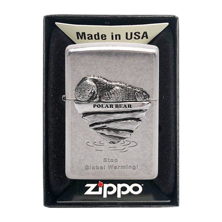 Zippo Save The Earth Polar Bear Lighter
