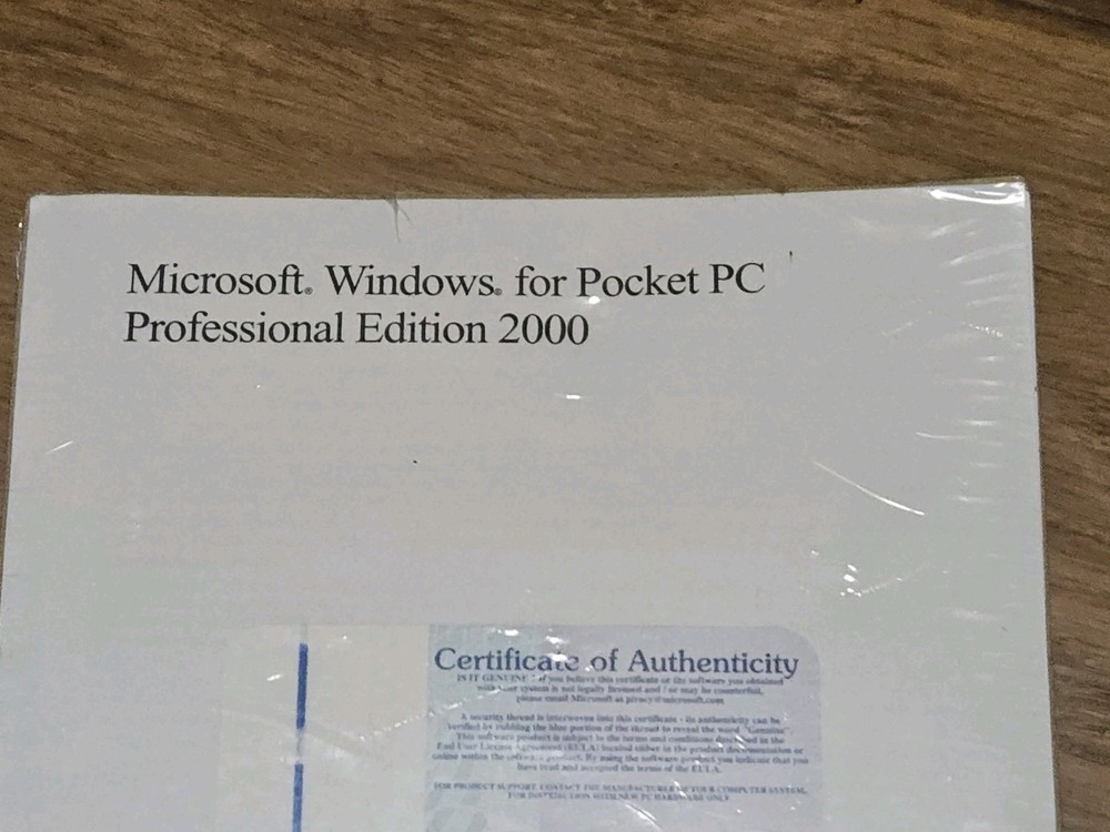 SEALED Windows for POCKET PC 2000 Professional Edition Microsoft NEW