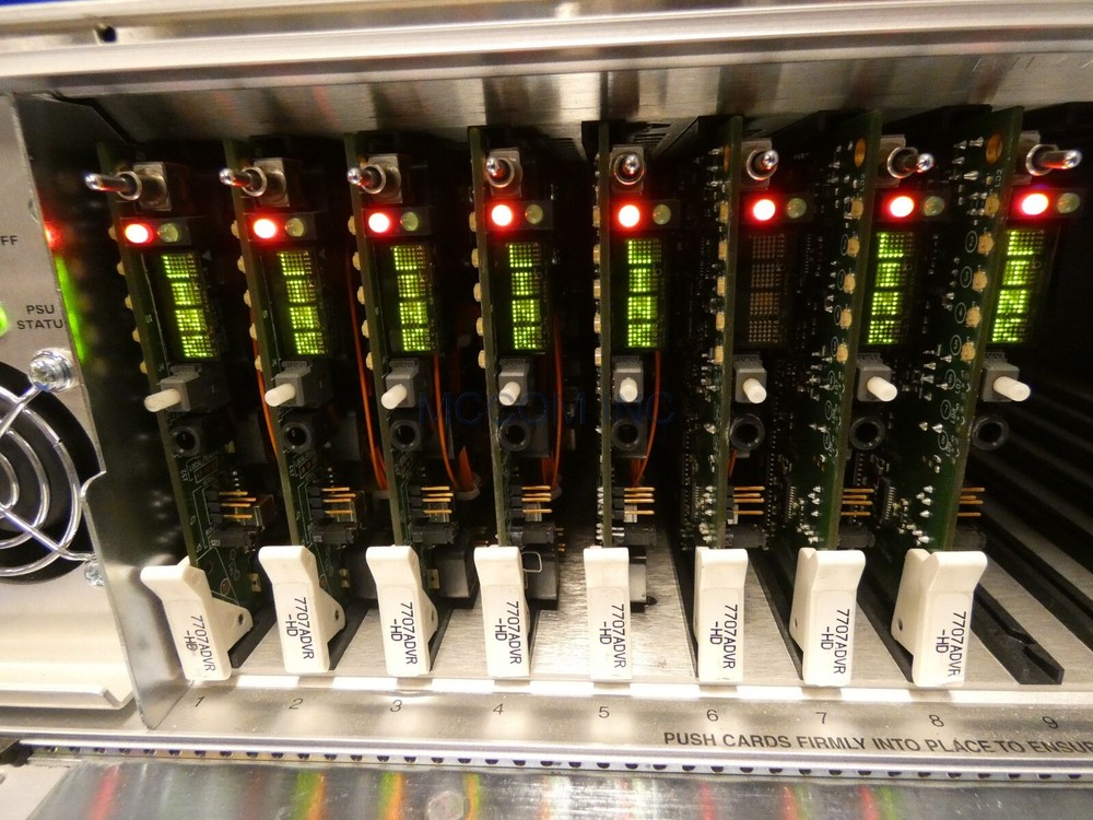 Evertz 7800FR Frame w/ 7-770ADVR-HD Modules, 2 PS