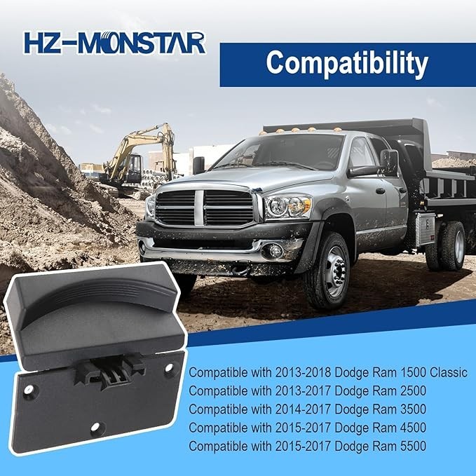 Interior Armrest Console lower Lid Latch Compatible with Dodge 2013-2018 Ram...