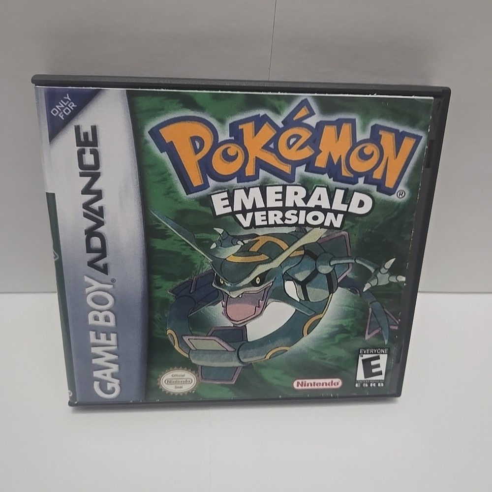 Replacement Case For Pokemon Emerald Version Nintendo GBA