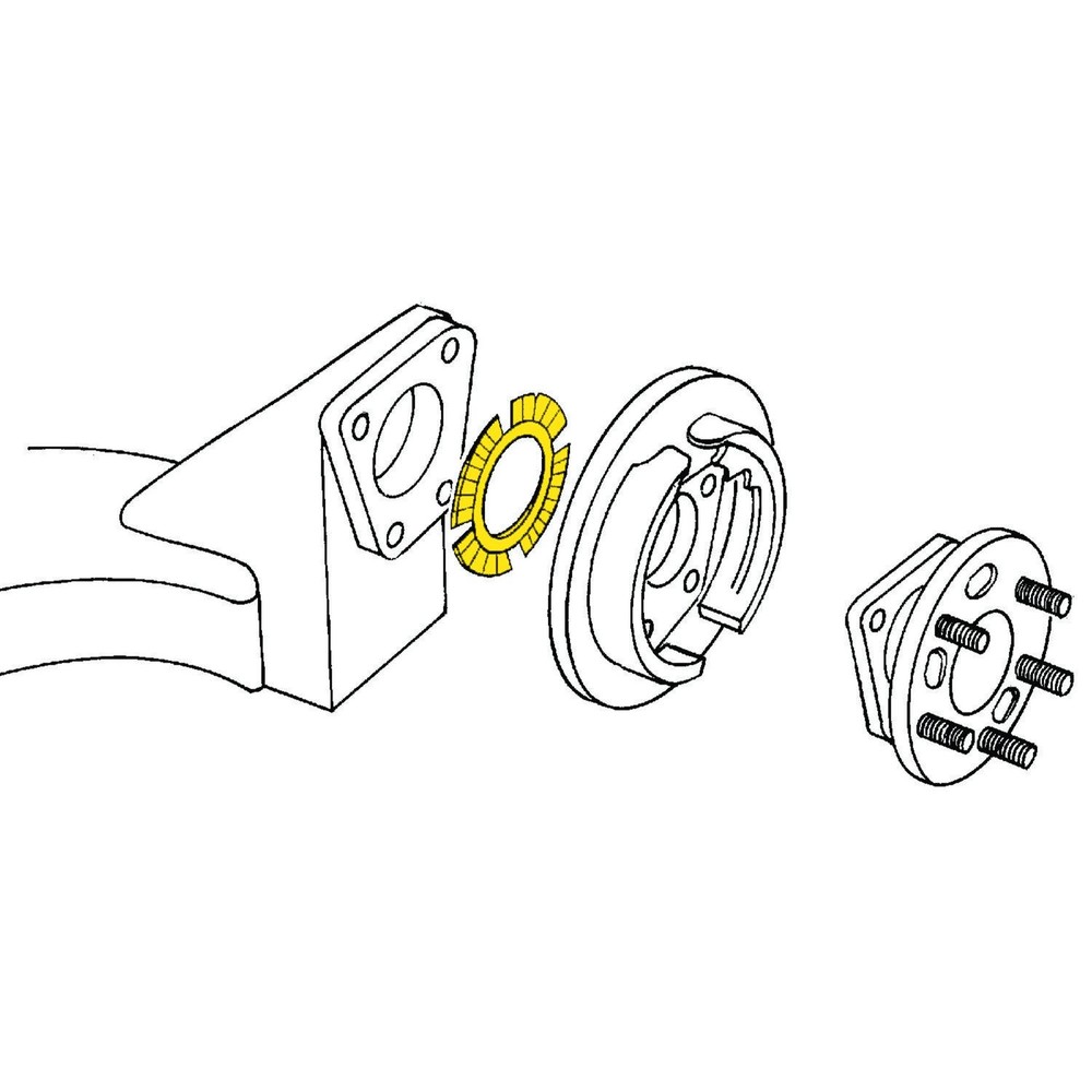 MOOG K7264-1 Alignment Shim Rear