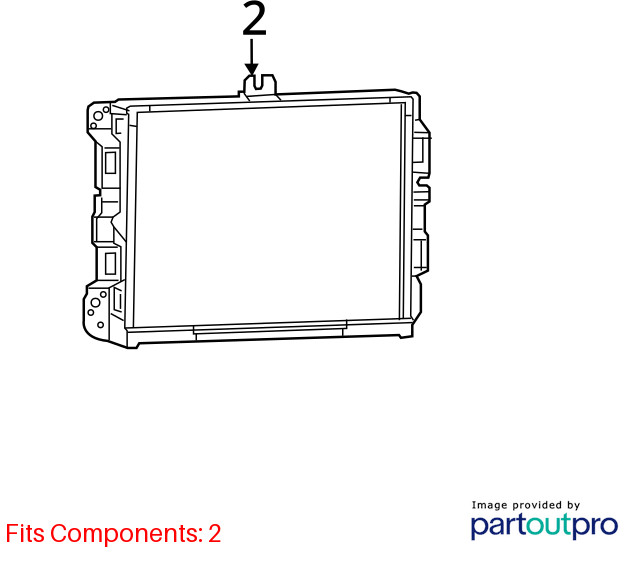 Receiver 8.4" Display Sync Module from 2015 Chrysler 200 11518133