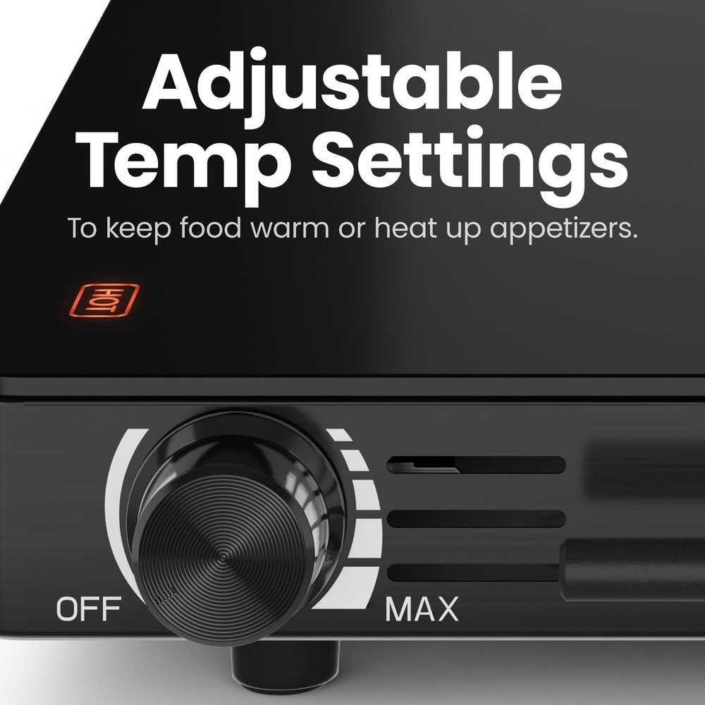 Warming Tray with Adjustable Temperature Control, Perfect For Buffets, Restau...