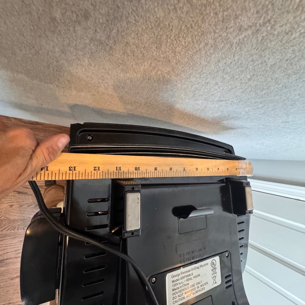 George Foreman Lean Mean Fat Grilling Machine Large GRP99BLK Tested