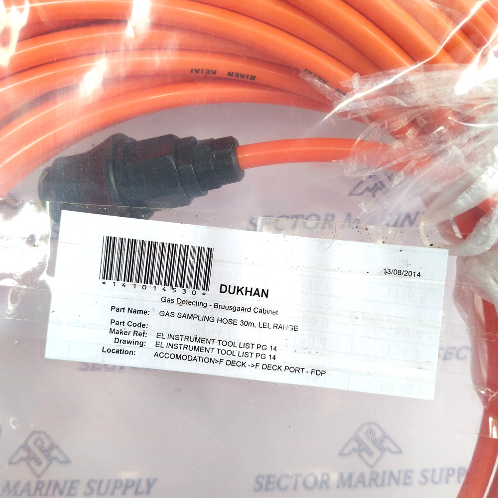 Riken Keiki Gas Sampling Hose 30m