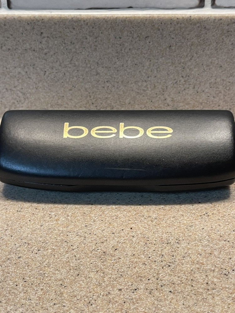 bebe Eyeglasses Case Black Preowned