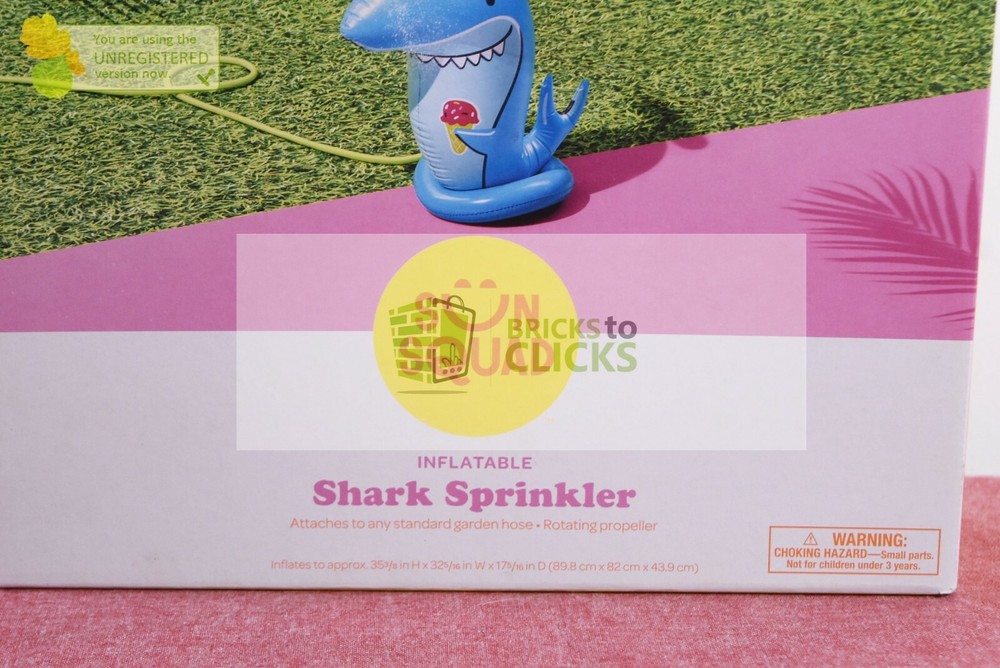 Sun Squad- Inflatable Shark Sprinkler