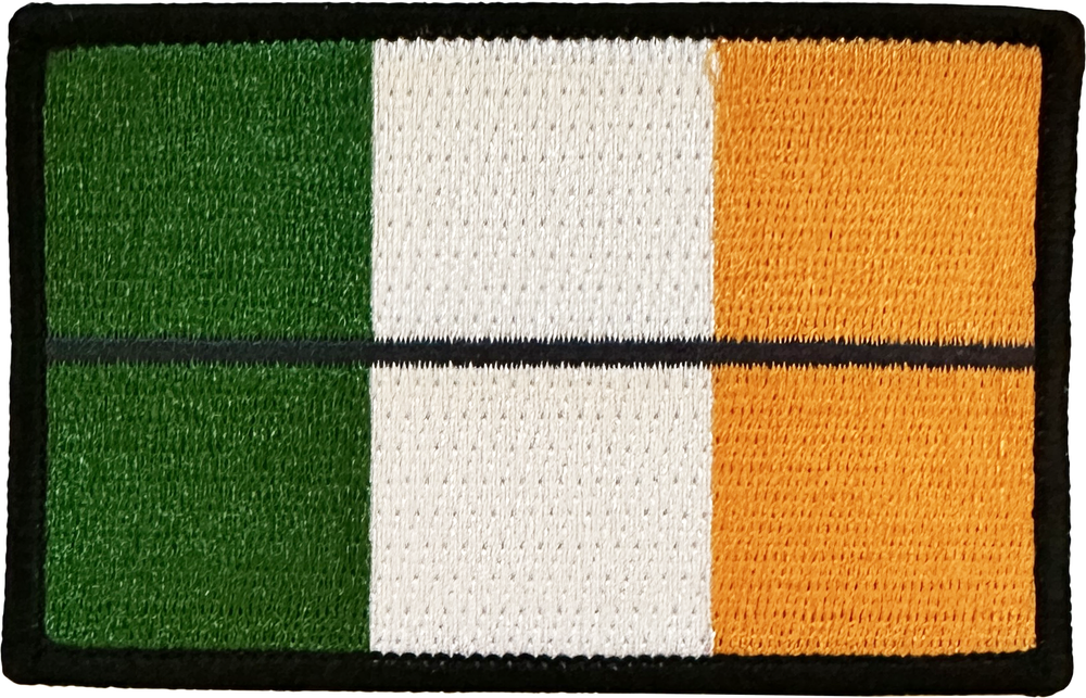 IRISH FLAG PATCH: Thin Blue Line