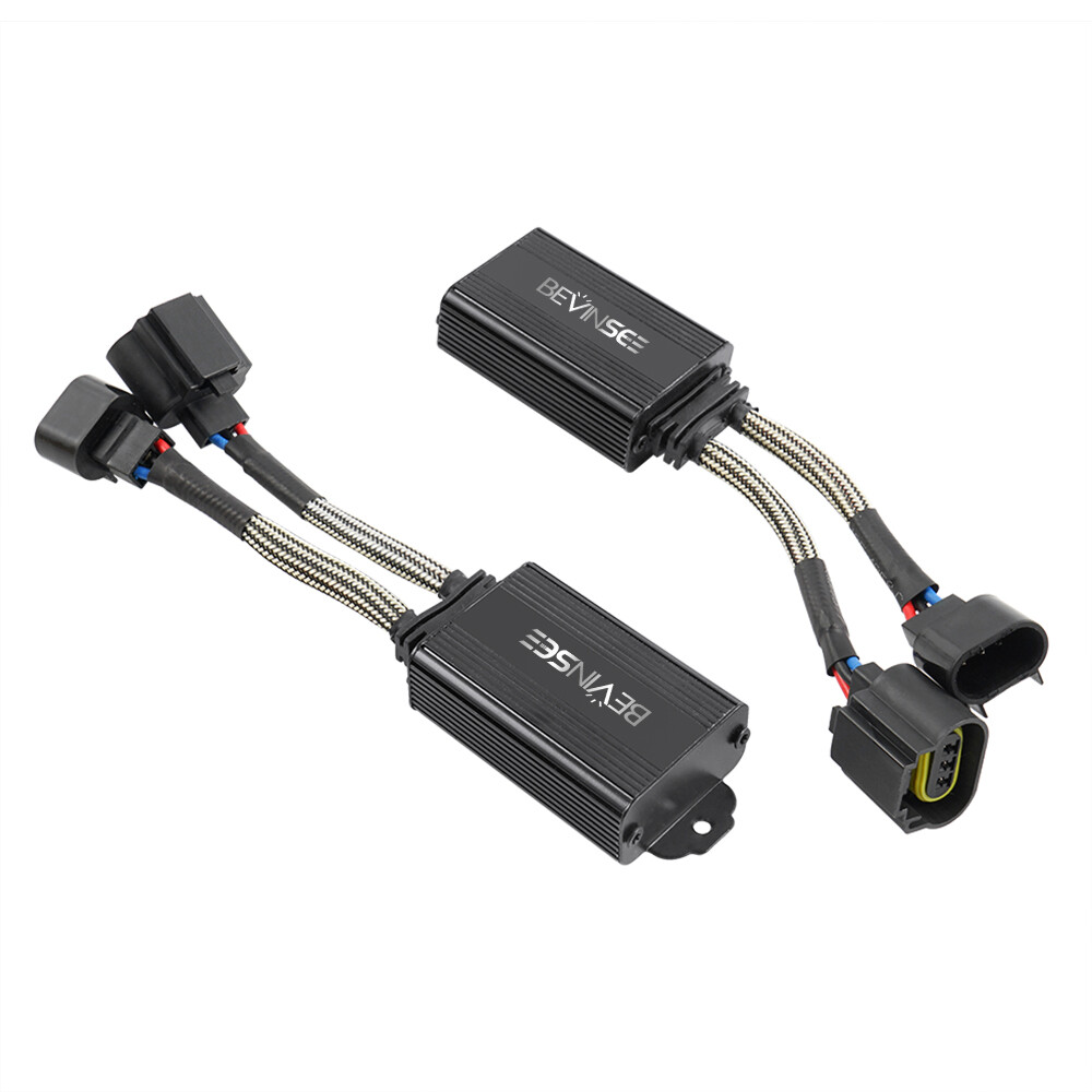 9008 H13 LED Headlight Canbus Error Free Anti Flicker Resistor Decoder Canceller