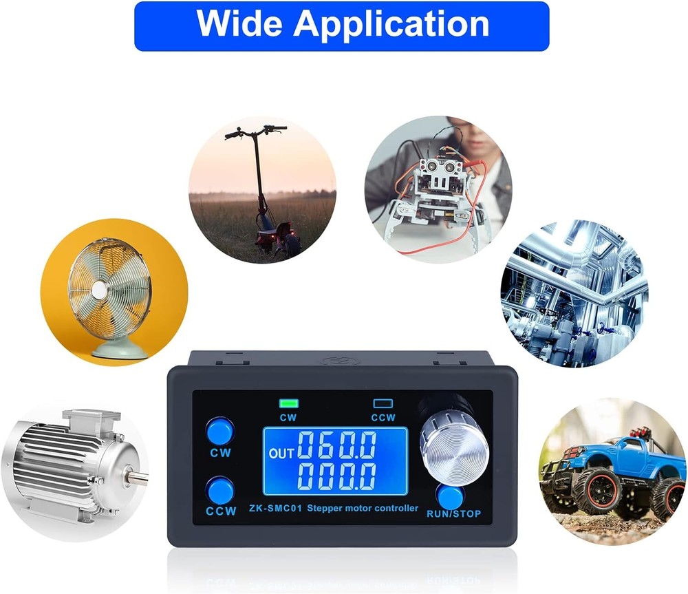 For Nema17/23 Motor Speed Adjustable Stepper Motor Controller Module DC5-30V