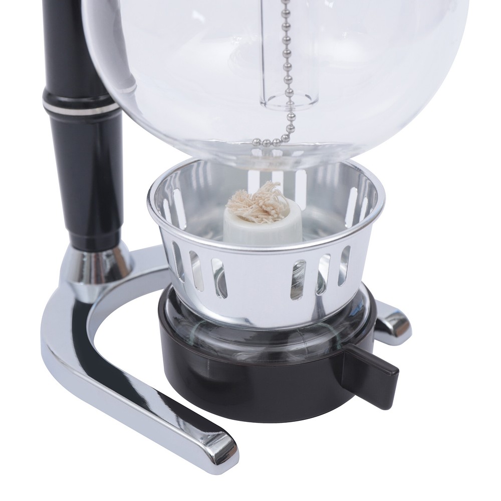 Handcrafted 5-Cup Siphon Coffee Maker with Durable Borosilicate Glass